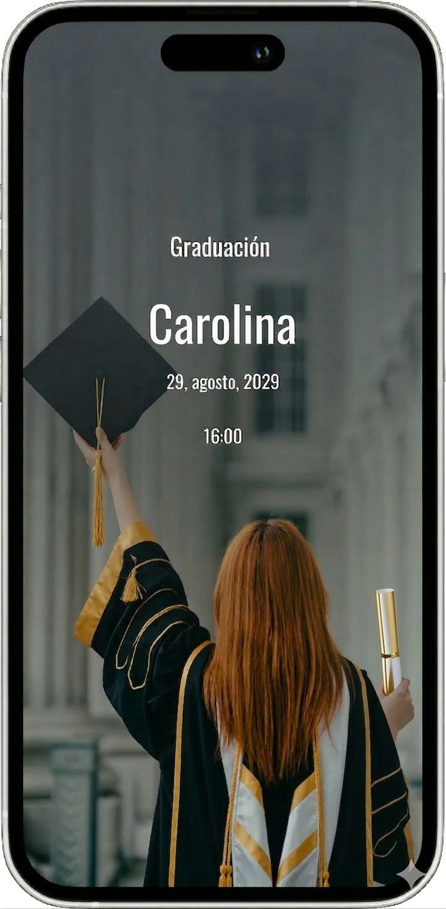 Personalización de invitación